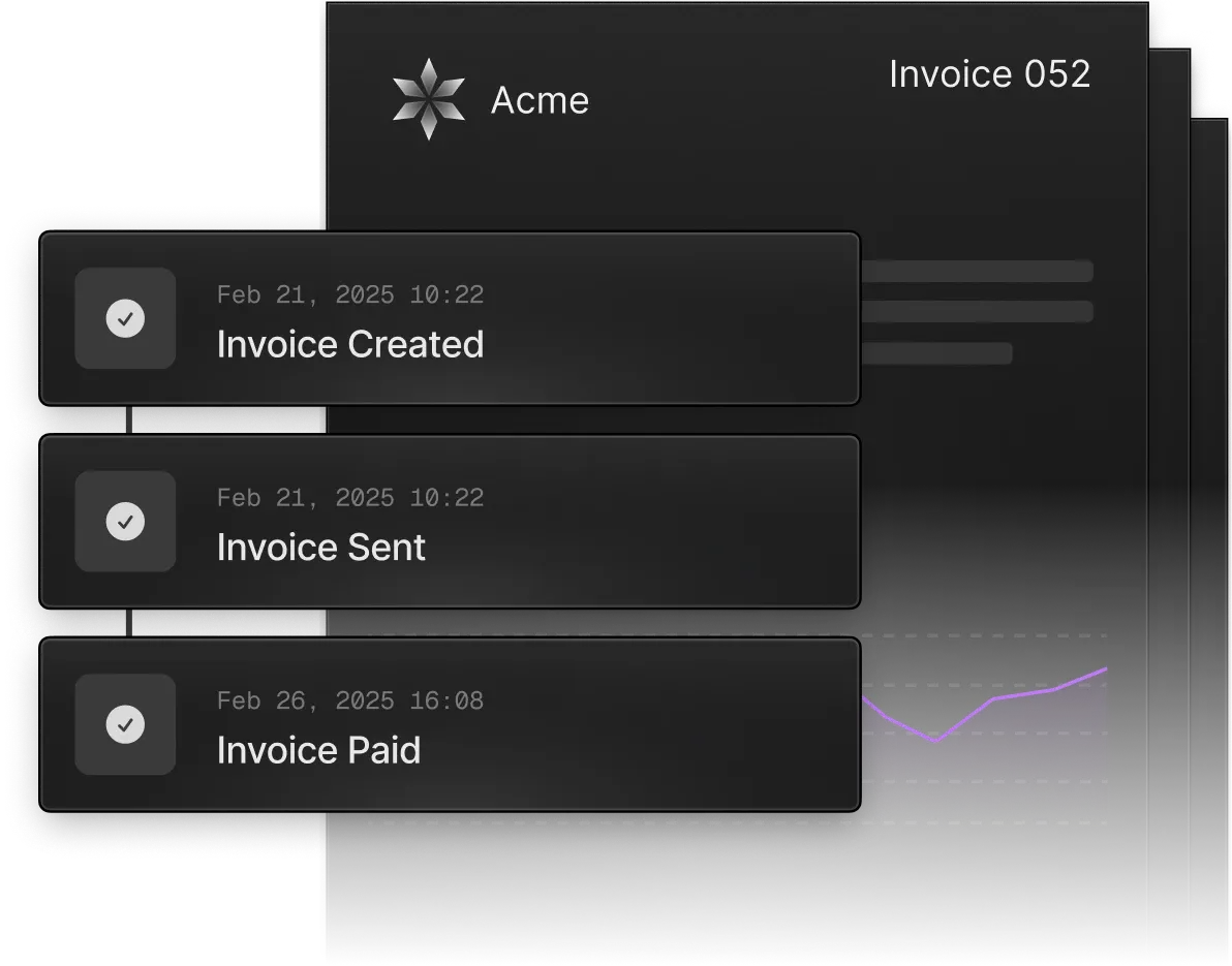 Automated invoice generation in Meteroid